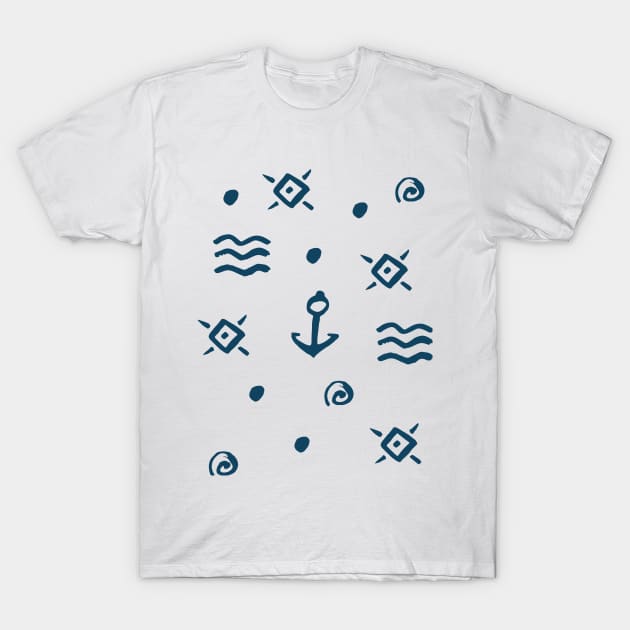 Sea elements T-Shirt by Nataliia1112